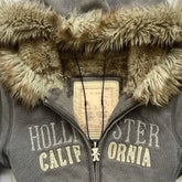Hearujoy Vintage Style Cotton Thickening Hoodies New Harajuku Zip Up Sweatshirts for Winter Oversizeds with Fur Collar Hoodies Women